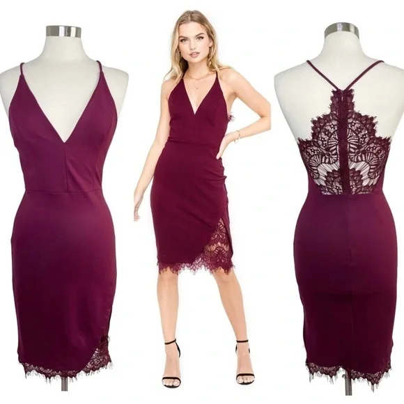 chinese dress ladies Floral Lace Midi Dress main image 1